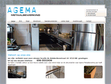Tablet Screenshot of agemametaal.nl